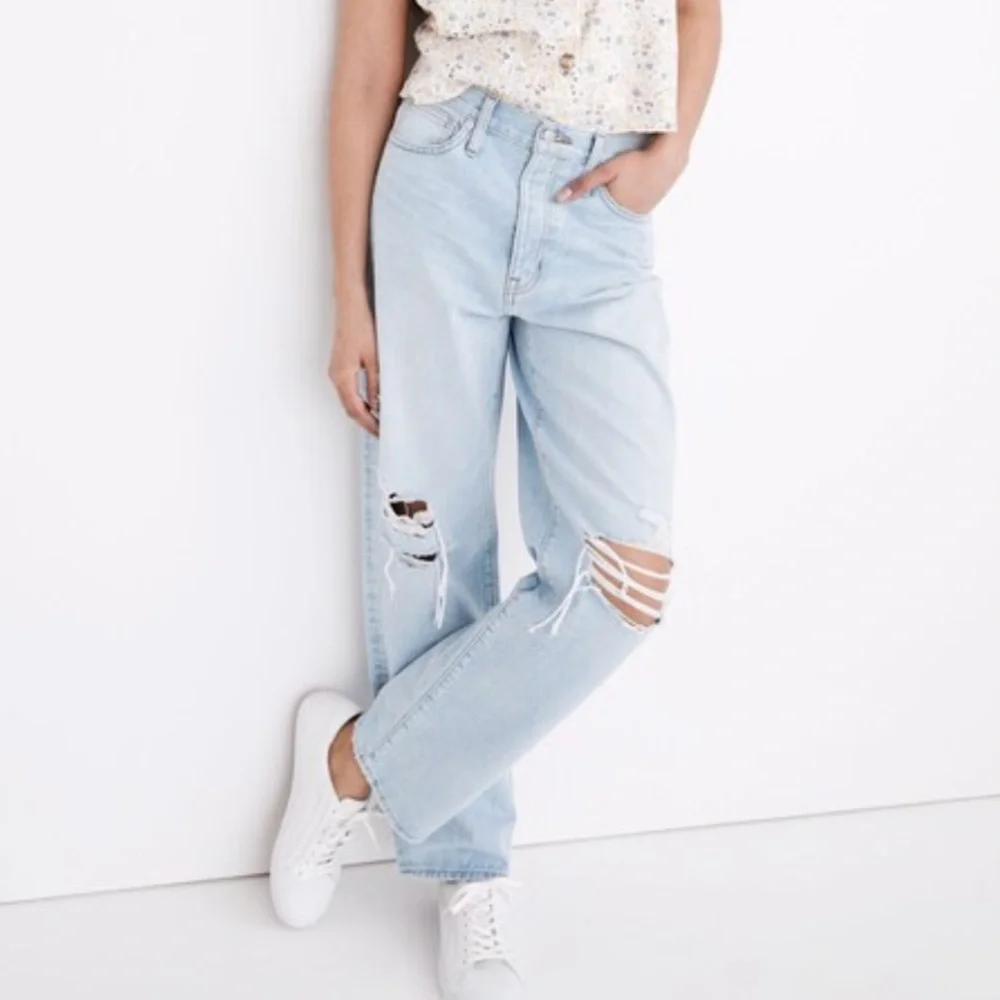 Madewell The Dadjean in Greenvale Wash: Ripped Edition